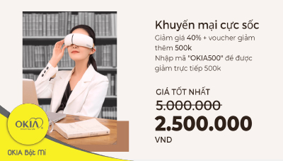 Máy massage mắt cao cấp OKIA I-Master – Báo giá cập nhật mới nhất 2022